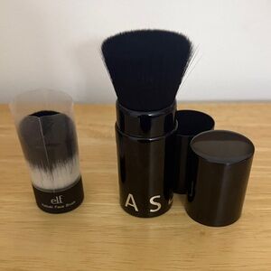New e.l.f. Kabuki Face Brush + Sephora Buffing Brush
